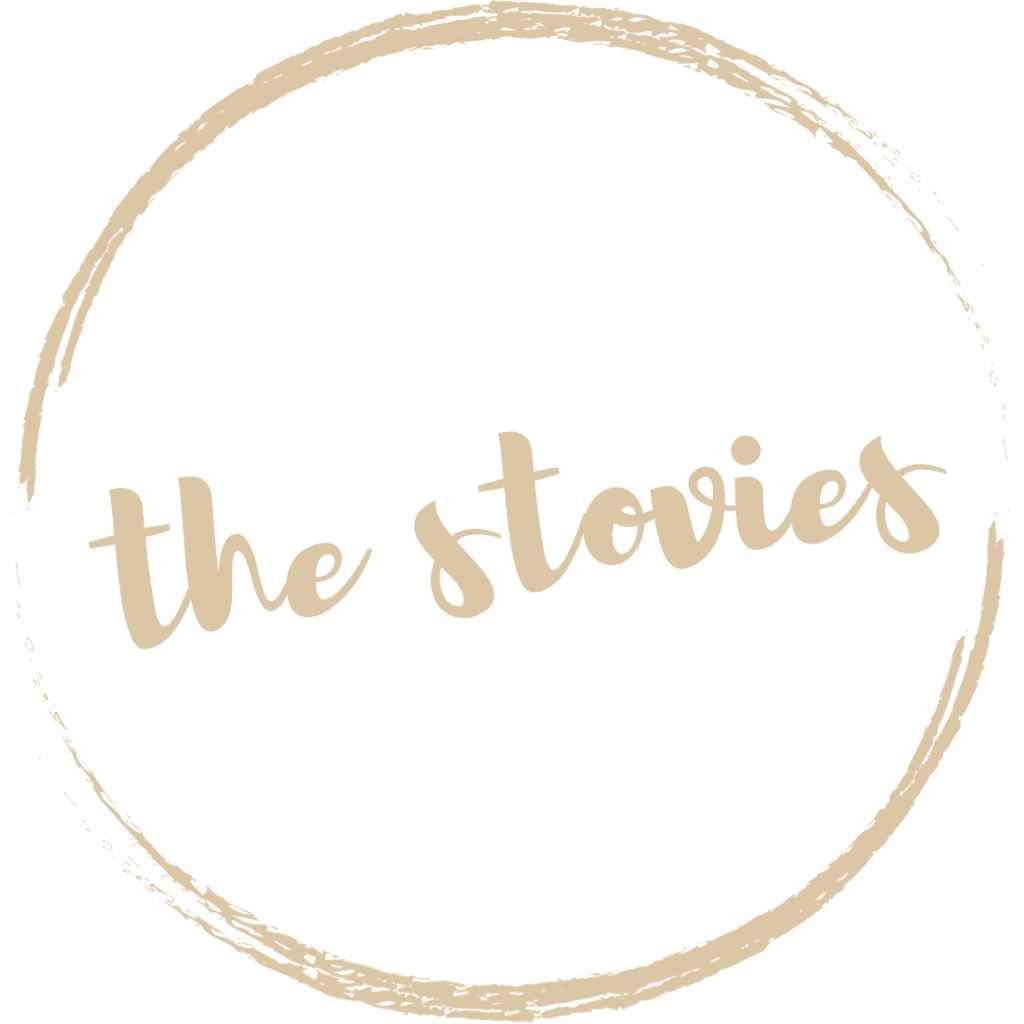 The Stovies logo showing the words "The Stovies" with a drawn circle around the words. The image is in a light beige colour